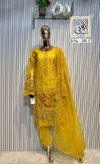Al Huda Fashion 156 Organza Pakistani Readymade Suits Wholesale Price In Surat